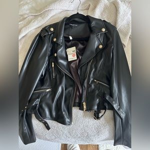 Vegan leather jacket - New with tags